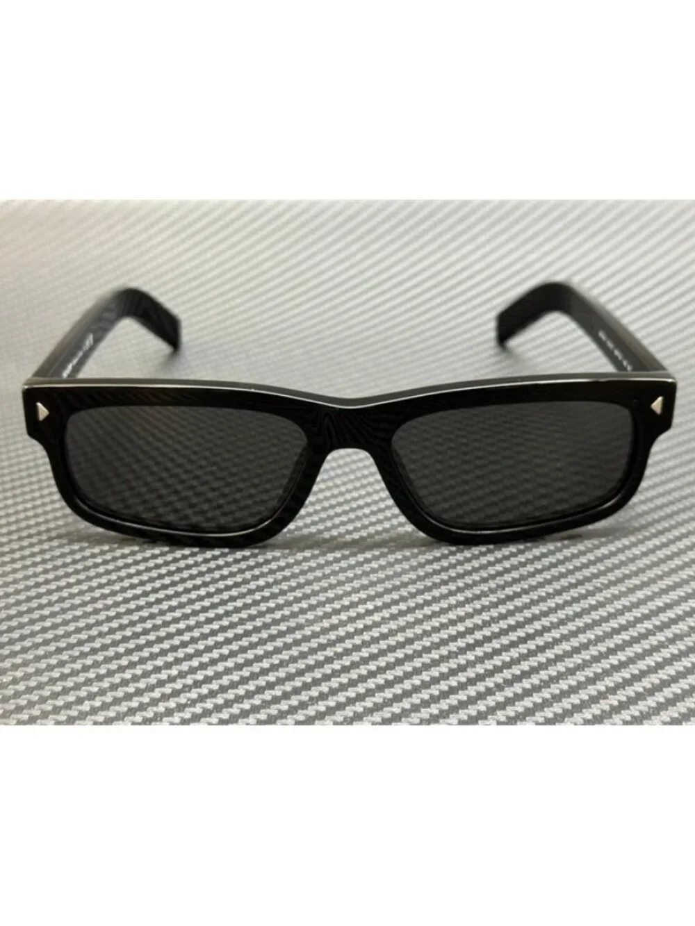 New PRADA Men Black Sunglasses 55-17-145